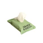 Grace and Green Biodegradable Bamboo Wipes (Pack of 25) GGWET WIPES 25
