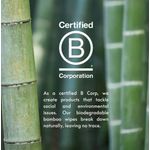 Grace and Green Biodegradable Bamboo Wipes (Pack of 25) GGWET WIPES 25