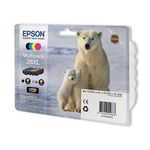 Epson 26XL Polar Bear Ink Cartridge High Yield CMYK Multipack C13T26364010