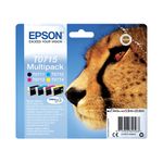 Epson T0715 Cheetah DURABrite Ultra Ink Cartridge CMYK Multipack C13T07154012