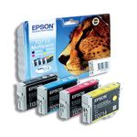 Epson T0715 Cheetah DURABrite Ultra Ink Cartridge CMYK Multipack C13T07154012