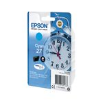 Epson 27 Alarm Clock DURABrite Ultra Ink Cartridge Cyan C13T27024012