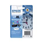 Epson 27XL Alarm Clock DURABrite Ultra Ink Cartridge High Yield CMY Multipack C13T27154012
