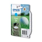 Epson 34 Golf Ball DURABrite Ultra Ink Cartridge Cyan C13T34624010
