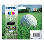 Epson 34 Golf Ball DURABrite Ultra Ink Cartridge CMYK Multipack C13T34664010