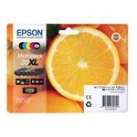 Epson 33XL Oranges Claria Premium Ink Cartridge High Yield CMYK/Photo Black Multipack C13T33574011