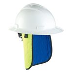Ergodyne Evaporative Hard Hat Neck Shade with Cooling Towel Yellow EY6670CT
