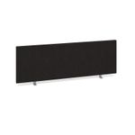 Straight desktop fabric screen 1200mm x 400mm - black