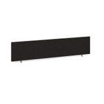 Straight desktop fabric screen 1800mm x 400mm - black