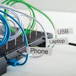 Dymo 40913 D1 LabelMaker Tape 9mm x 7m Black on White S0720680