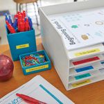 Dymo 40917 D1 LabelMaker Tape 9mm x 7m Black on Red S0720720