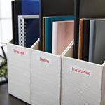 Dymo 45015 D1 LabelMaker Tape 12mm x 7m Red on White S0720550