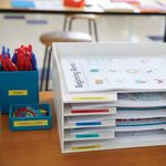 Dymo 45019 D1 LabelMaker Tape 12mm x 7m Black on Green S0720590