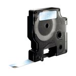 Dymo 45020 D1 LabelMaker Tape 12mm x 7m White on Clear S0720600