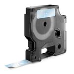 Dymo 45020 D1 LabelMaker Tape 12mm x 7m White on Clear S0720600