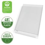 Leitz Expanding Pocket Heavy Duty Gusseted Top Opening A4 Clear (5 Pack) 47188