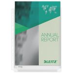 Leitz Expanding Pocket Heavy Duty Gusseted Top Opening A4 Clear (5 Pack) 47188