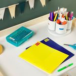 Dymo 91202 LetraTag Plastic Tape 12mm x 4m Yellow S0721620