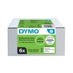 Dymo LabelWriter Multipurpose Labels 32mmx57mm (Pack of 6) 2093094