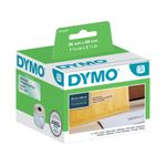 Dymo LabelWriter Large Address Labels 89mm x 36mm Clear (Pack of 260) S0722410