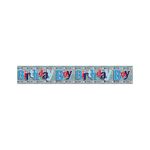 Eurowrap Happy Birthday Boy Foil Party Banner Pack of 6 6837-NHBBC