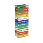 Holographic Happy Birthday Bottle Bag Pack of 12 36953-4C