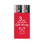Kids Giftwrap Wrapping Paper 3m Assorted Pack of 49 37088-GWC
