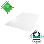 Floortex Ultimat Polycarbonate Rectangular Chair Mat for Carpets upto 12mm Thick 1190x890mm 118923ER