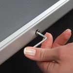 5 Star Snap Locking Frame Front-loading A4 250x15x340mm Silver 131621