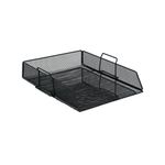5 Star Wire Mesh Letter Tray Black 287878