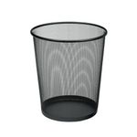 5 Star Office Mesh Waste Bin Lightweight Sturdy Scratch Resistant 20 Litre 305x345mm Black