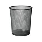 5 Star Office Mesh Waste Bin Lightweight Sturdy Scratch Resistant 20 Litre 305x345mm Black