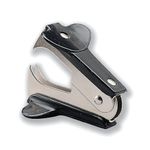 5 Star Office Staple Remover Contoured Grip Pinch Style Black