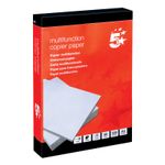 5 Star A4 Multifunctional Copier Paper 80gsm White Ream-Wrapped (Pack of 2500) 297293