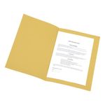 5 Star Recycled Square Cut Folder Foolscap 250gsm Yellow (Pack of 100) 297439