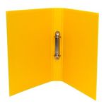 5 Star 2O-Ring Binder A4 Polypropylene Yellow (Pack of 10) 340328