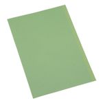 5 Star Recycled Square Cut Folder Foolscap 180gsm Green (Pack of 100) 340441