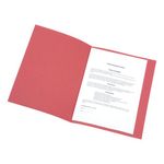 5 Star Recycled Square Cut Folder A4 250gsm Red (Pack of 100) 394348