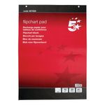 5 Star Meeting Flipchart Pad Perforated 20 Sheets A1 (Pack of 5) 397859