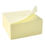 5 Star Sticky Notes Repositionable Cube 400 Sheets 76x76mm Yellow 397999