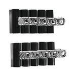 5 Star Grip Clips Steel Width 50mm Black (Pack of 10) 477757