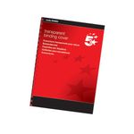 5 Star Office Comb Binding Covers PVC 250 Micron A4 Clear (Pack of 100)