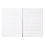 5 Star Spiral Notebook Ruled 60gsm 100 Page A4 Black/White (Pack of 10) 505331