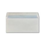 5 Star DL Wallet Envelope Self Seal 80gsm White (Pack of 25) 600371