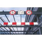 Traffic-Line Height Restriction Bar 2500mm Red/Wht FS606334