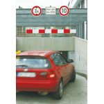Traffic-Line Height Restriction Bar 3000mm Red/Wht FS606341