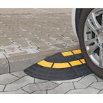 Traffic-Line Heavy Duty Kerb Ramp End 360x360x150mm Ylw/Blk FS606969
