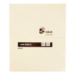 5 Star Re-Move Sticky Notes Repositionable 76x127mm Yellow (Pack of 12) 638272