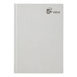 5 Star Casebound Notebook Ruled 192 Pages A5 70gsm (Pack of 5) 638787