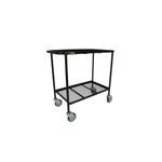 5 Star Mobile Shelf Trolley with Mesh Shelves 950x450x900mm FS644237
